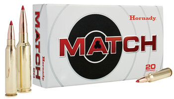 Hornady 81500 Match 6.5Creedmoor 140gr Extremely Low Drag-Match 20 Per Box/10 Ca