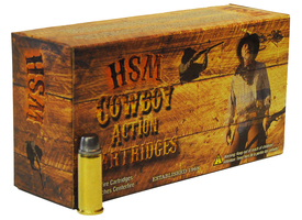 HSM 44S5N Cowboy Action 44 S&W Spl 200 gr Round Nose Flat Point 50 Per Box/ 10 C