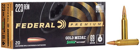 Federal GM3006M Premium Gold Medal 30-06Springfield 168gr Sierra MatchKing BTHP 