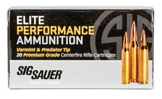 Sig Sauer E223V120 Elite Hunting Varmint & Predator 223Rem 40gr Extreme Expansio