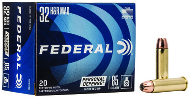 Federal C32HRB Personal Defense 32H&R Mag 85gr Jacketed Hollow Point 20 Per Box/