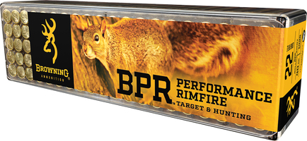 Browning Ammo B194122100 BPR Performance Rimfire 22LR 40gr Hollow Point 100 Per 
