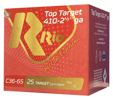 Rio Ammunition RC3675 Top Target 410 Gauge 2.50" 1/2 oz 7.5 Shot 25 Per Box/10 C