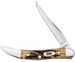 Case 05532 Genuine Stag - Small Texas Toothpick 