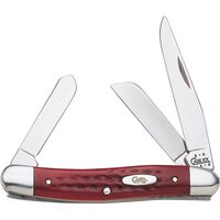 Case 00786 Pocket Worn Old Red Bone Medium Stockman 