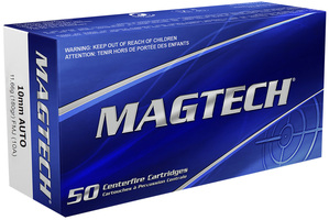 Magtech 10A Range/Training 10mmAuto 180gr Full Metal Jacket 50 Per Box/20 Case