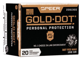 Speer 23913GD Gold Dot Personal Protection 327FederalMag 100gr Hollow Point 20 P