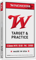 Winchester Ammo WM193K USA M193 5.56x45mmNATO 55gr Full Metal Jacket Lead Core 2