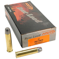 HSM 460SW4N Bear Load 460 S&W Mag 325 gr Wide Flat Nose 20 Per Box/ 25 Case