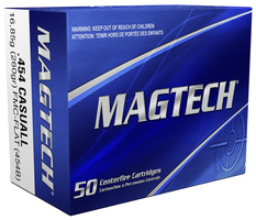 Magtech 454B Range/Training 454Casull 260gr Full Metal Jacket Flat Nose 20 Per B