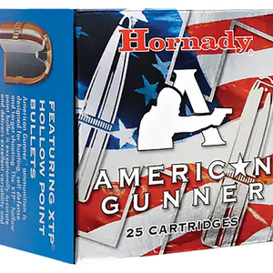 Hornady 90504 American Gunner 357Mag 125gr Hornady XTP Hollow Point 25 Per Box/1