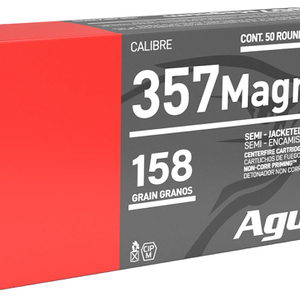 Aguila 1E572823 Target & Range 357Mag 158gr Semi Jacketed Soft Point 50 Per Box/