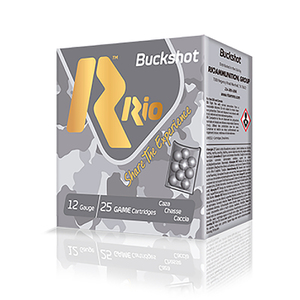 Rio Ammunition RB122725 Royal Buck 12Gauge 2.75" 4Buck Shot 25 Per Box/10 Case