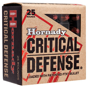 Hornady 90063 Critical Defense 32ACP 60gr Hornady Flex Tip eXpanding 25 Per Box/