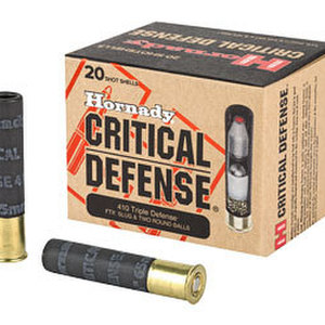 Hornady, Critical Defense, 410 Gauge, 2.5", Defender, 20 Round Box