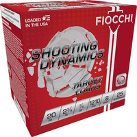 Fiocchi 20SD8 Shooting Dynamics Target 20Gauge 2.75" 7/8oz 8Shot
