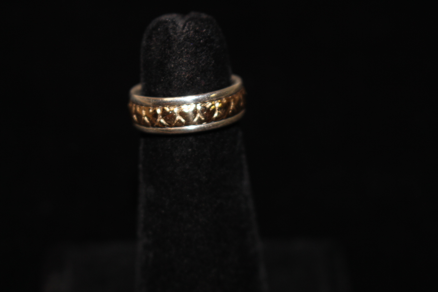James Avery RETIRED 2 Tone Eternal Heart To Heart Ring | Tomball Pawn