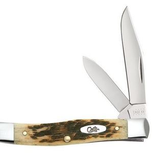 WR CASE 00077 AMBER BONE PEACH SEED JIG SMALL TEXAS JACK
