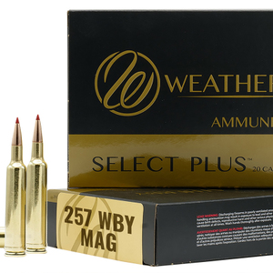 Weatherby N257115BST Select Plus 257 Wthby Mag 115 gr 3400 fps Nosler Ballistic