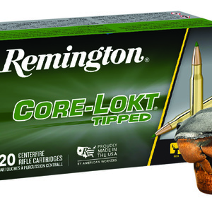 Remington Ammunition 29039 Core-Lokt Tipped 308Win 150gr Core-Lokt Tipped 20 Per
